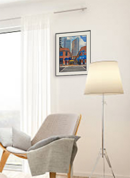 French Quarter Interior - From an original acrylic painting by Eric Soller